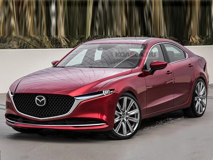 The picture of the new generation Mazda 6 was exposed, and I thought it was a Ferrari at the back of the car - Figure 1